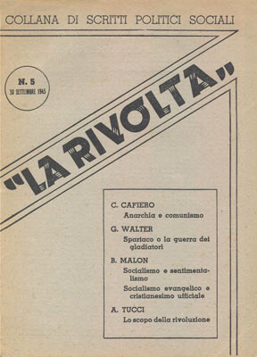 revue "La Rivolta" 