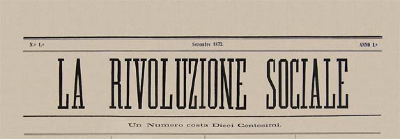 journal italien La rivoluzione sociale