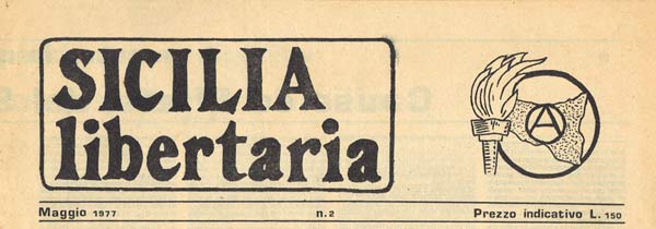 journal "Sicilia Libertaire" de 1977