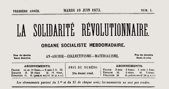 journal "La Solidarité révolutionnaire"