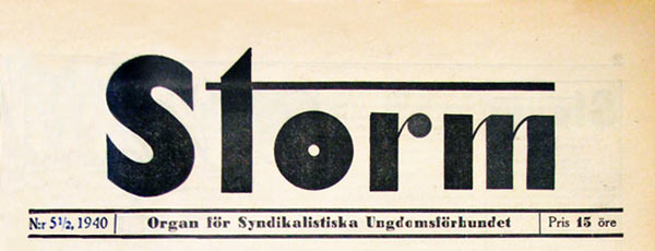 journal "Storm" de mai 1940