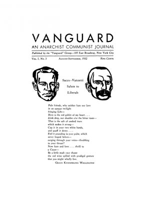 journa Vanguard n° 3 d'aout 1932