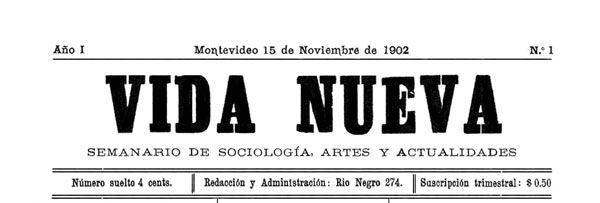 journal "Vida Nueva" n1 de 1902